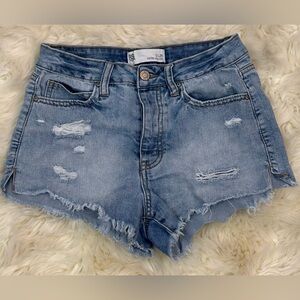 RSQ Jeans Distressed Denim Blue Women's Shorts Sz. 3/26